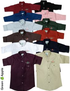 Cotton Party Wear Boys Fancy Half Sleeves Shirt