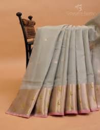 Silk Banarasi Kota Organza Saree
