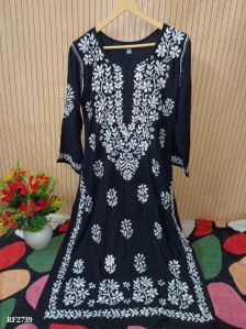 Handloom Mudal Chikankari Kurti