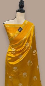 Semi Katan Banarasi Saree