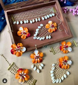 Handmade Flower Jewellery Set