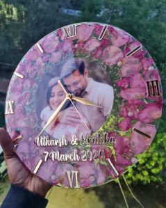 Customized Couple Picture Wall Clock