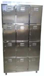 Stainless Steel 12 Compartment Locker