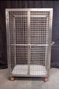 Stainless Steel Cage Trolley