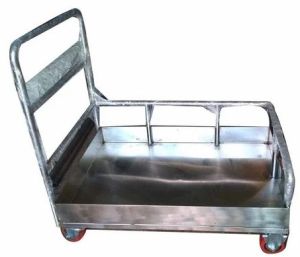 Stainless Steel Guarded Platform Trolley