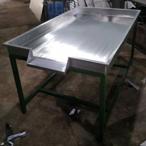 Stainless Steel  Vegetable Sorting and Working Table