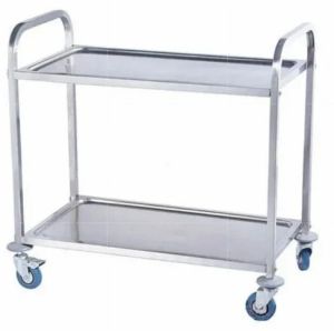 StainlessSteel Surgical Medical Instrument Trolley