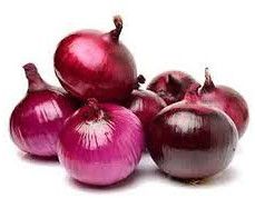 organic red onion