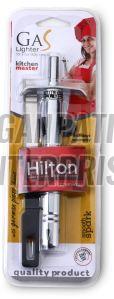 Hilton Gas Lighter With Knife Combo Pack