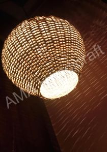11x11 Inch Bamboo Hanging Lamps