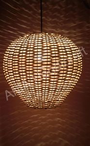 11x11 Inch Bamboo Hanging Lamps