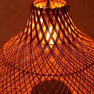 Bamboo Rattan Hanging Lamp