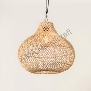 Bamboo Rattan Hanging Lamp