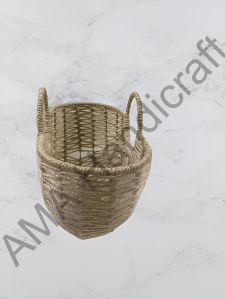 Brown Handmade Jute Basket