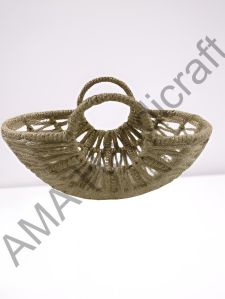 Brown Handmade Jute Basket