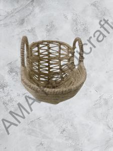 Brown Handmade Jute Basket
