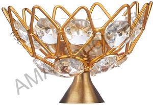 Crystal Lotus Diya