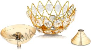 Crystal Lotus Diya