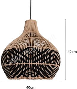 Fancy Rattan Cane Hanging Lamp