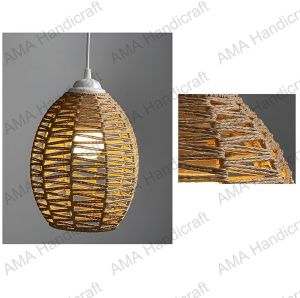 Handmade Jute Hanging Lamp