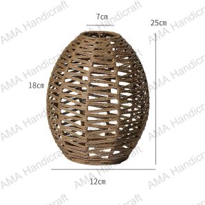 Handmade Jute Hanging Lamp