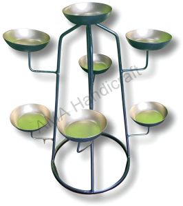 Metal 9 Tealight Candle Holder