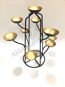 Metal 9 Tealight Candle Holder