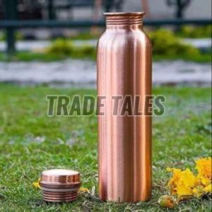 Plain Copper Water Bottle