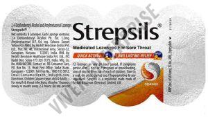 Strepsils Orange Medicated Throat Lozenges