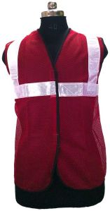 O2 FSPRO Red Safety Jacket