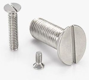 slotted countersunk head screws