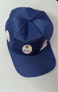 Navy Blue Polyester Cap