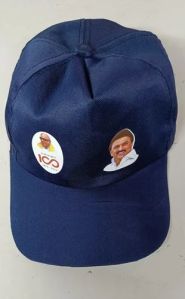Navy Blue Polyester Cap