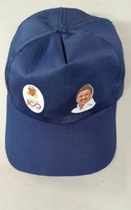 Navy Blue Polyester Cap