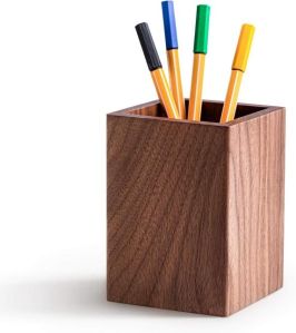 Wooden Pen Stand