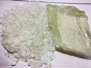 Light Green Decorative Glass Rocks