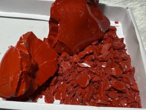 Red Decorative Glass Rocks