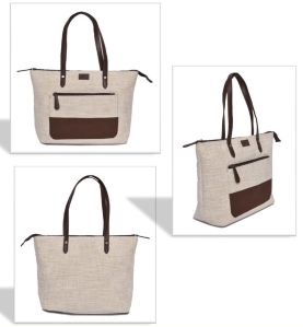 Cotton Lurex Tote Bag