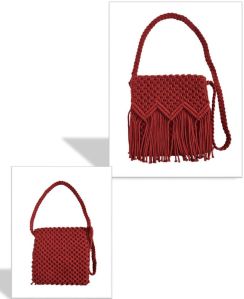 Cotton Macrame Sling Bag