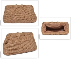 Raffia Classic Clutch