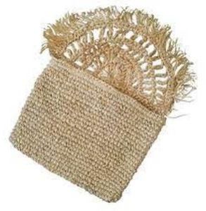 Raffia Paper Clutch