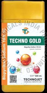 Techno Gold Bispyribac Sodium 10% SC Systemic Herbicide