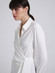 Casual Wear White Top With Black Wide-Leg Pants Co- Ord Sets
