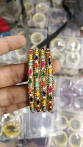 2.6 Inch Multicolor Sip Bangle Set