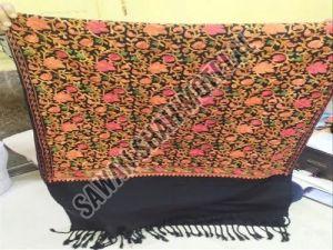 Ladies Fancy Acro Wool Embroidered Stole