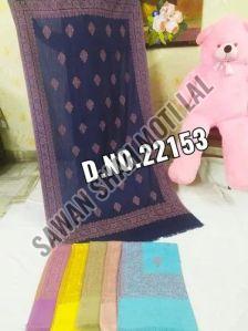 Pure Wool Semi Pashmina Kani Weaving Shawl