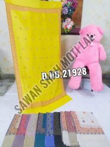 Pure Wool Semi Pashmina Kani Weaving Shawl
