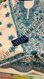 Premium Chanderi Handwork Phulkari Suits With Handmade Dupatta