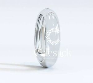 White Gold Celestick Round Flush Eternity Lab Grown Diamond Ring