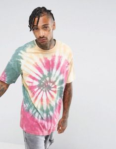 Mens Stylish Tie Dye T Shirt